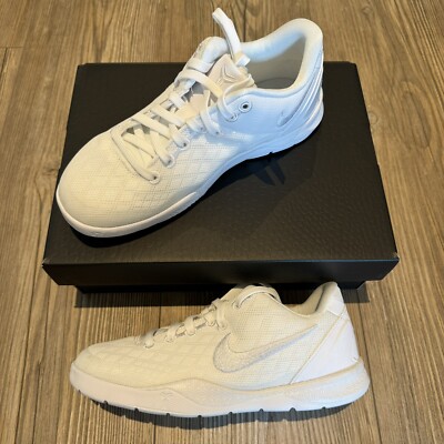 Nike Kobe 8 Protro Halo Triple White (PS) Größe - UK1, US 1,5Y, EU33