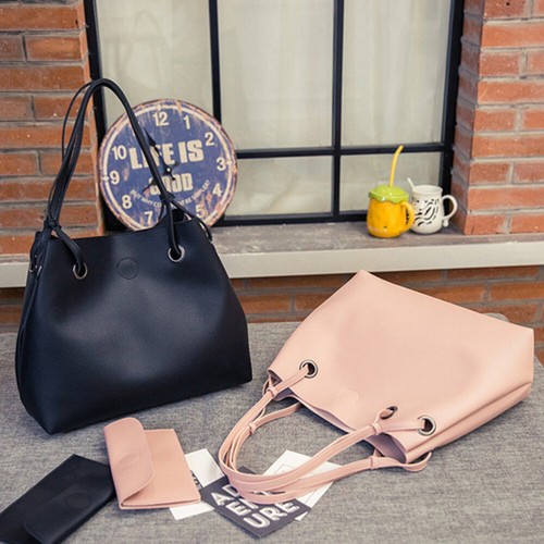 2 PCS Hand-carrying Mother-child Bag Women Handbag Shoulder Miss - Picture 2 of 12