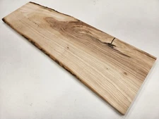 35" Highly Figured Unique Ash Live-edge Slab Lumber Kiln-dried Wood