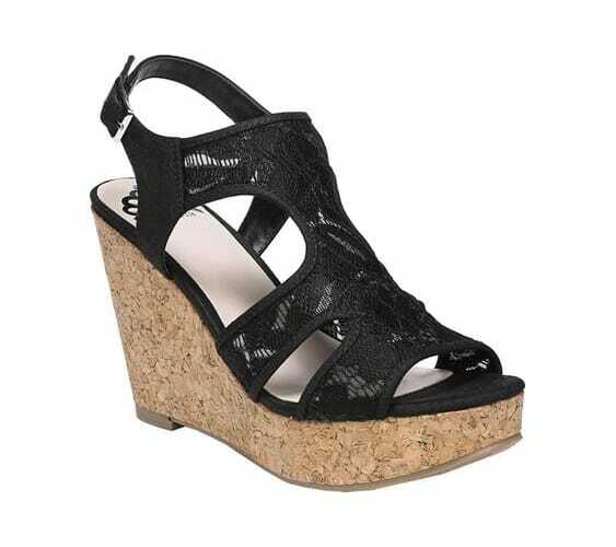 Fergalicious Kenzie Sandalia de cuña para mujer negro Crochet bienvenido a orden Fergalicious Fergalicious Fergalicious Kenzie Sandalia de cuña para mujer negro Crochet marca en liquidación de venta