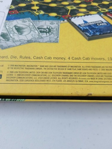 Imagination Cash Cab Trivia Board Game, Ben Bailey Taxi - New York City Used - Picture 4 of 8