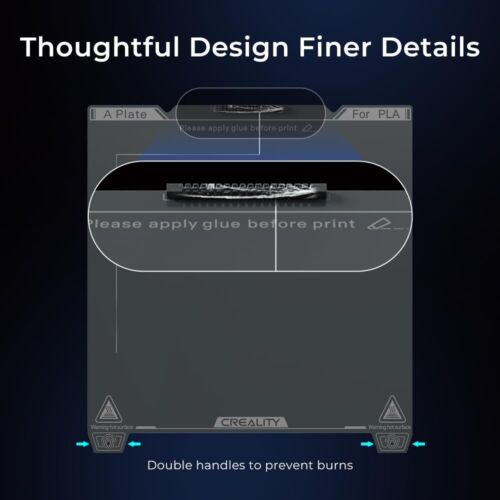 Creality Smooth PEI Build Plate Druck Plattform Platine für K1C 3D Drucker - Bild 3 von 3