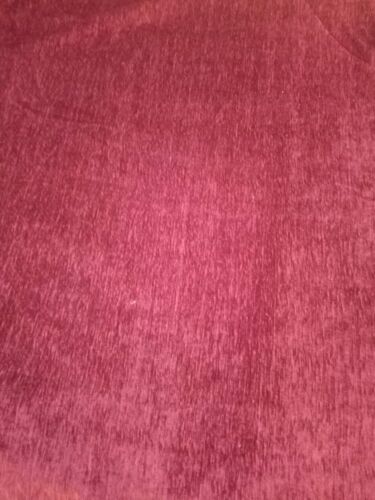 Purple Grape/Eggplant Velvet/Veleur Upholstery Textured Fabric 60"x 2.3yds - Picture 5 of 6