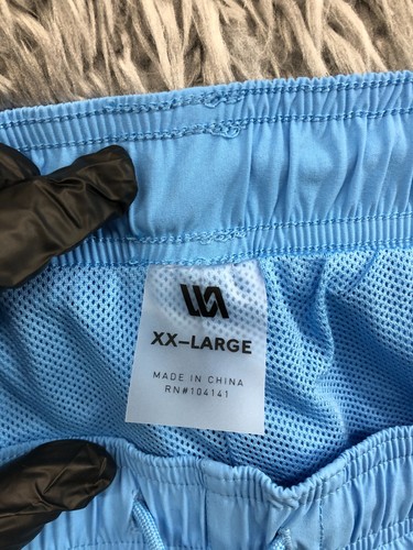 VRST 5" gewebte Shorts Herren Erwachsene Größe 2XL babyblau Netzfutter - Bild 8 von 9