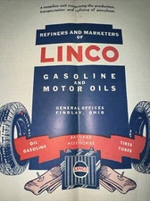 Vintage 1934 American Motor Traveler LINCO Ohio Oil Original Booklet (B8)