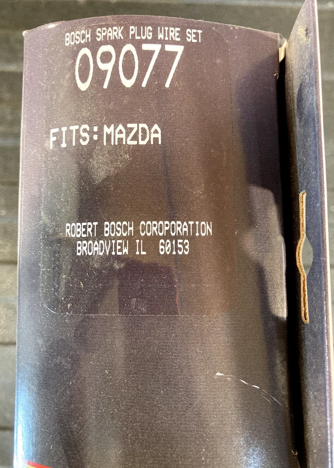 博世硅胶火花塞电线套装 - 09077 - 适用于马自达 RX3、RX4、RX7 和其他 — 第 3/4 张图片