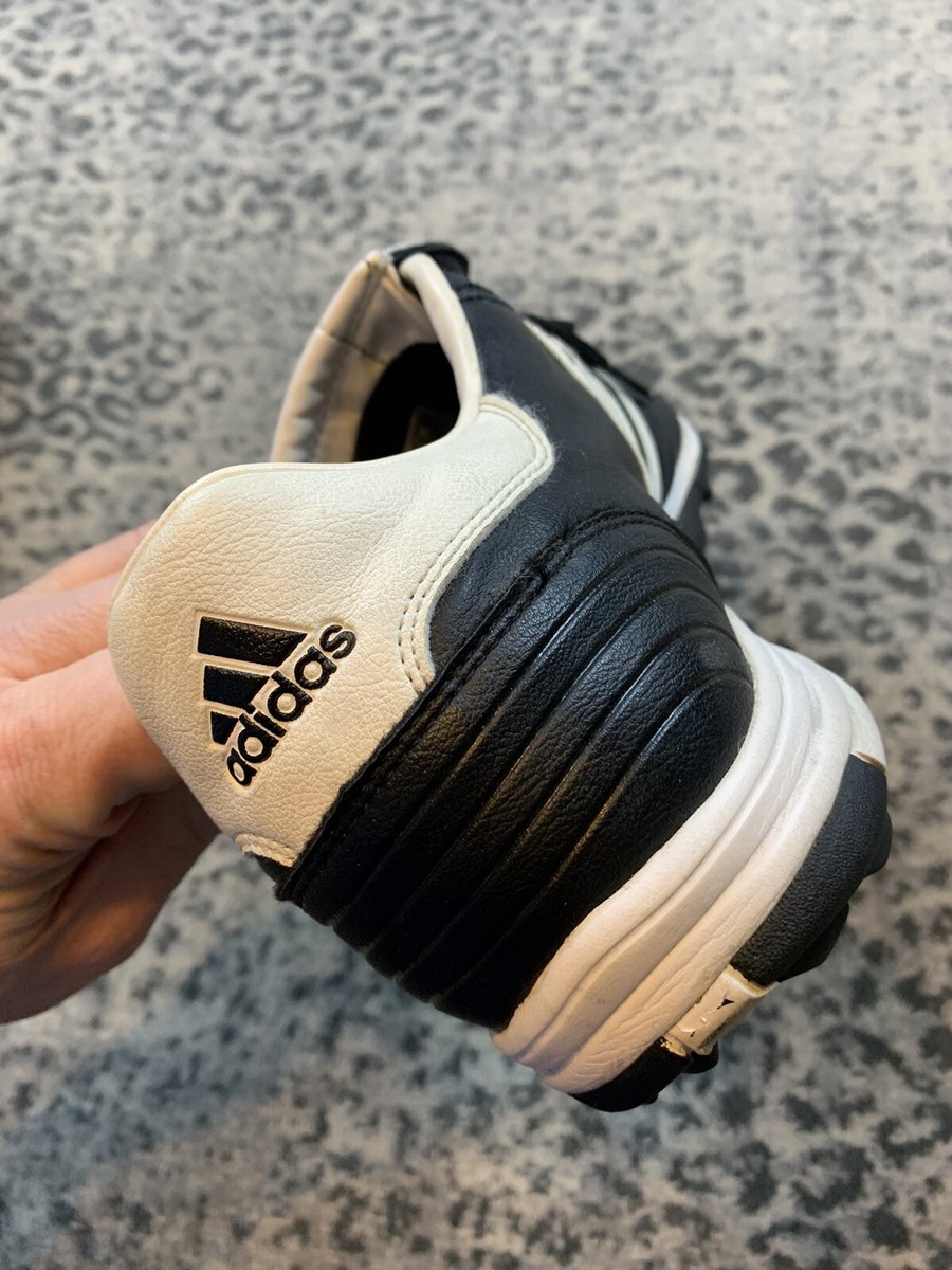 Adidas Soccer Cleats Telstar Turf Shoes Black Leather Retro 462511