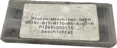 10x Procon Wendeschneidplatten WEIN1-B15-R170-R5-A-01-L P1065-000175 beschichtet