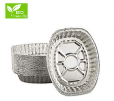 70 Pack - Aluminum Disposable Oval Roaster Pan