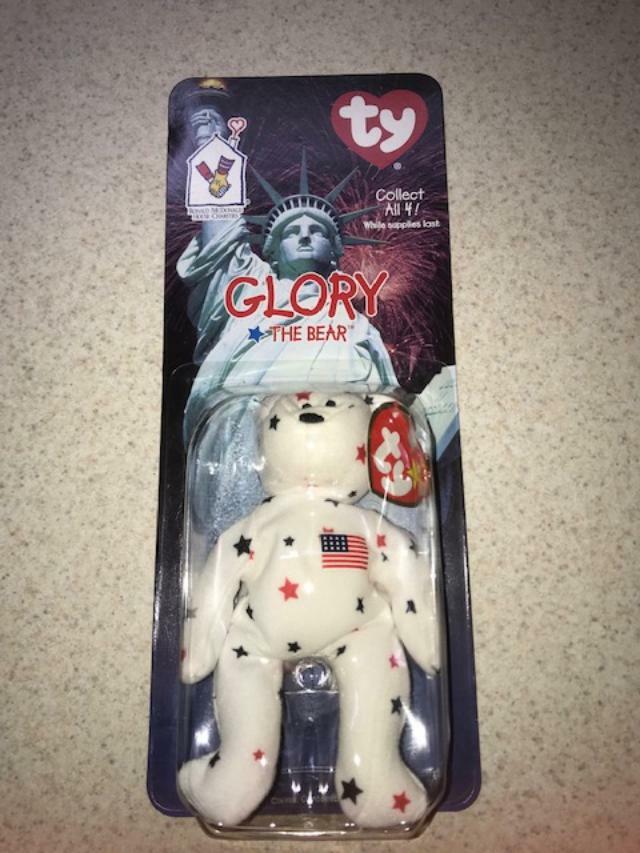 Tabini bebé Glory Bear retirado McDonald 's Charity rarity 1999 Tabini bebé Glory Bear retirado McDonald 's Charity rarity 1999