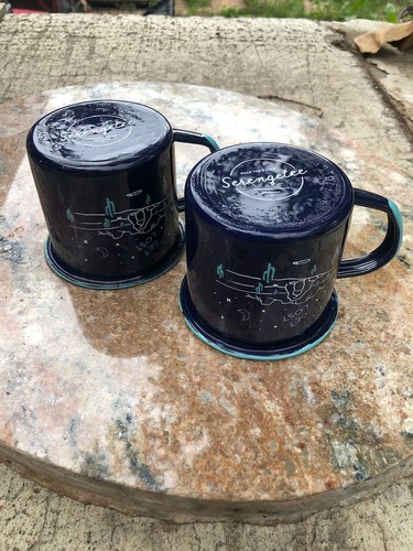 Serengetee Steel Enamel Coffee Cup Mug - Picture 3 of 3