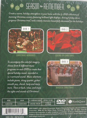 Season to Remember: Memories/Magic/Colors Of Christmas (3-DVD, 2011, All Region) - Picture 4 of 4