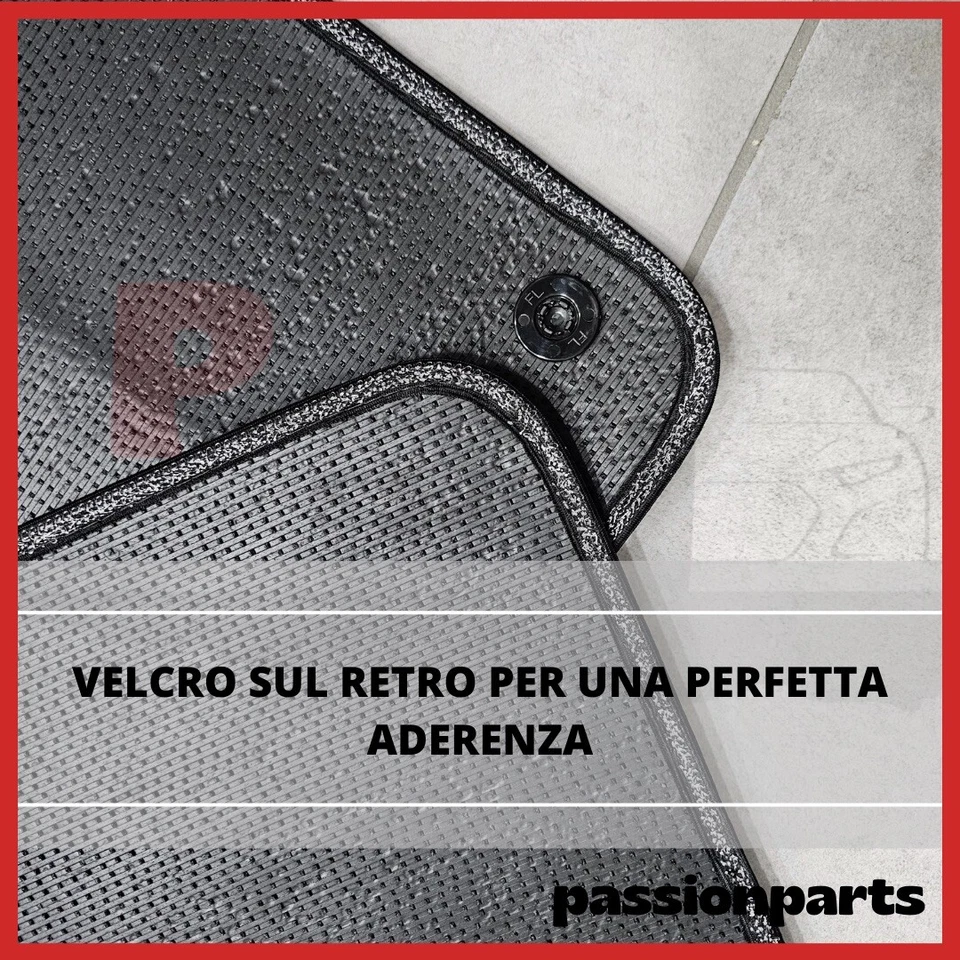 TAPPETI CITROEN C3 AIRCROSS DAL 2017 IN MOQUETTE CON RICAMO E 4 FISSAGGI 4 PZ - Immagine 3 di 4