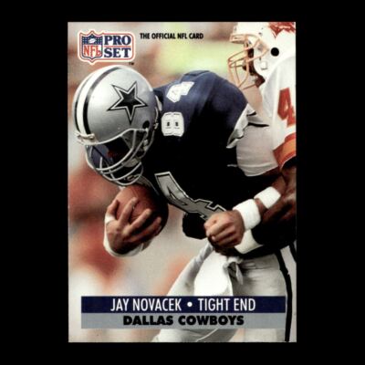 Jay Novacek 1991 Pro Set Dallas Cowboys #484 R329E 78