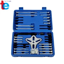 46pcs Harmonic Balancer Puller Steering Wheel Crankshaft Pulley Removal Set