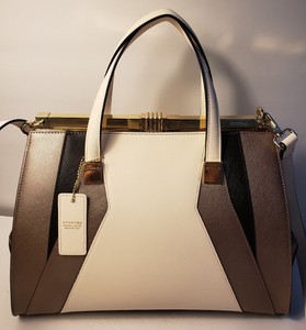 Cromia Star Sabbia Saffiano Leather Satchel Shoulder Bag Beige Nwt Image Is Loading Cromia Star Sabbia Saffiano Leather Satchel Shoulder Bag