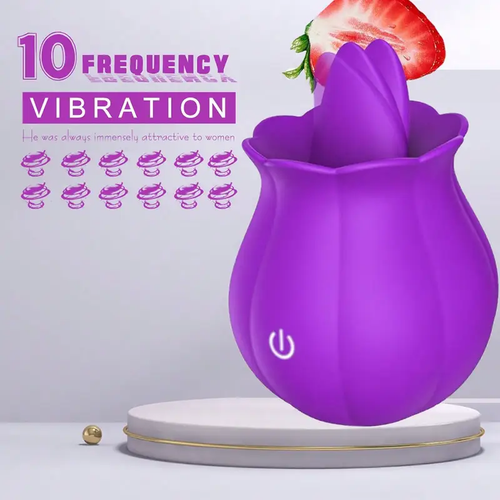 10 speed Suction Sucking Rose Female Anniversary Birthday Gift Massage-Mute-Toy - Picture 14 of 27