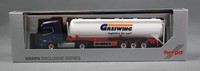 Herpa 954686 H0,1:87 Daf Xg Plus Feldbinder Silosattelzug 60M³ Non Food Greiwing