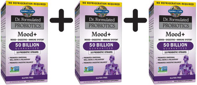 3 x Garden of Life Dr. Formulated Probiotics Mood+ - 60 vcaps (688,89 EUR/kg)