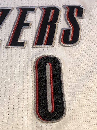 Portland Trail Blazers Lillard Adidas Rev30 AUTHENTIC Basketball NBA Trikot L - Bild 3 von 8