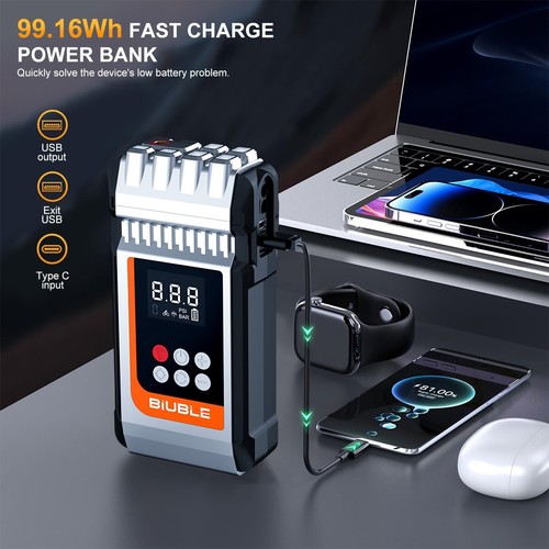 8500A Car Jump Starter Battery Booster Charger 99800mAh PowerBank Air Compressor - Picture 4 of 12