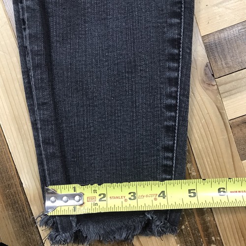 Madewell Jeans 9" High Rise Skinny Raw Frayed Hem Womens Tag 26 X 27.5 Inseam - Picture 11 of 11