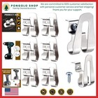 Rust-Resistant Stainless Steel Driver Belt Clip Hooks for Effortless Tool Access