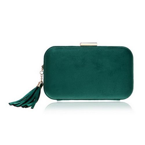 Women Evening Bags Fashion Velvet Lady Purse Tassel Party Wedding Clutches - Picture 16 of 17