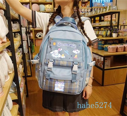 Anime Gudetama Cinnamoroll Backpack Cute JK Uniform bag Laptop Bag Travel Bag - Picture 9 of 30