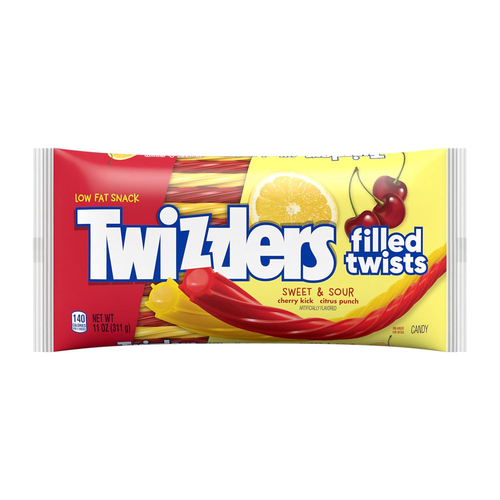 Filled Twists Sweet and Sour Candy Bags, 11 Oz (12 Count) - Picture 2 of 7