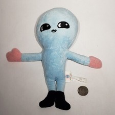 Nathan Pyle Strange Planet Plush Blue Alien Pink Hands Black Feet CultureFly 10"