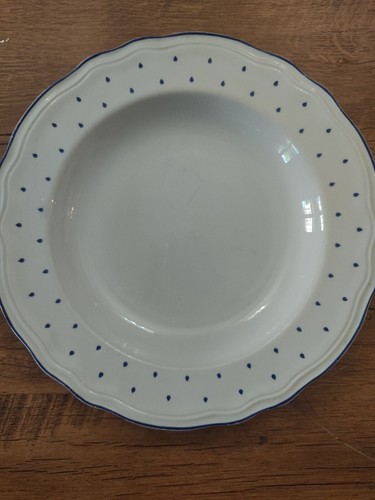 Richard Ginori Antique Blue Drop Shower Plate - Picture 8 of 8