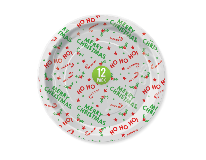 FANCY CHRISTMAS DINNER PARTY TABLEWARE Paper Plates Cups Napkins kids