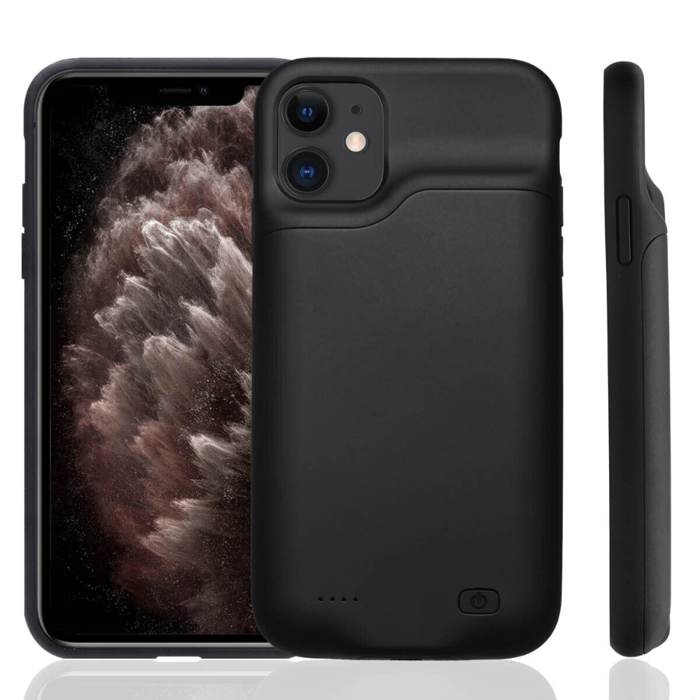 Universal 6000 mAh Rechargeable Portable Battery LED Case Cover For iPhone 11