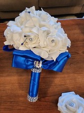 Wedding Bridal Bouquet And Boutenniere