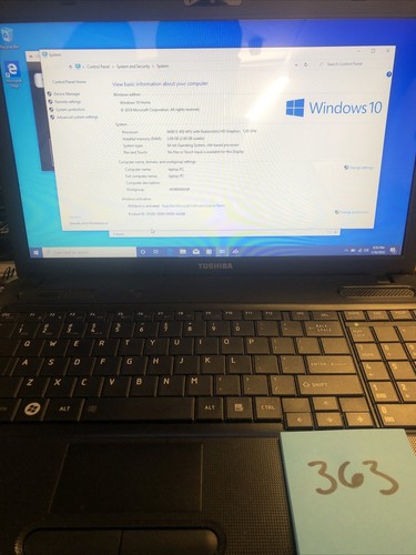 Toshiba Satellite C655D-S5336 Laptop mit AMD E-450 1,65 GHz + 3GB - Bild 1 von 6