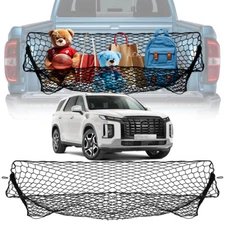 For Cadillac Escalade Rear Truck Bed Cargo Net Envelope Elastic Storage w/ Hook