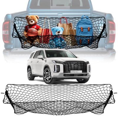 For Cadillac Escalade Rear Truck Bed Cargo Net Envelope Elastic Storage w/ Hook