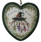 Green Trust Me I'm A Witch Pagan Wiccan Witch Plaque Altar Wall Hanging Gift Art