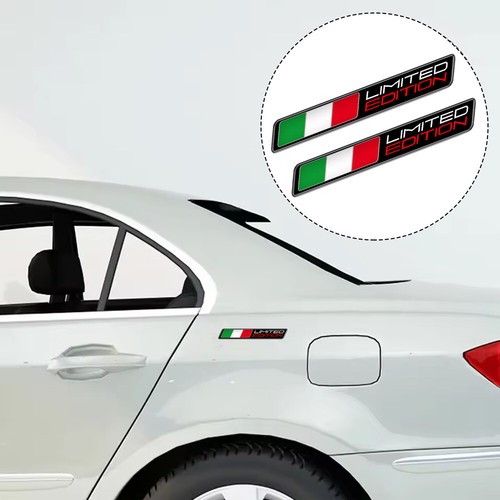 2pcs 3D Car Motorcycle Decal Italy Flag Stickers Italia Limited Edition Sticker - Bild 6 von 11