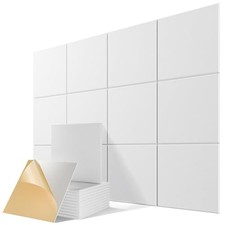 Acoustic Panels 12 Pack 12x12 Self Adhesive Sound Absorbing Wall Tiles Studio