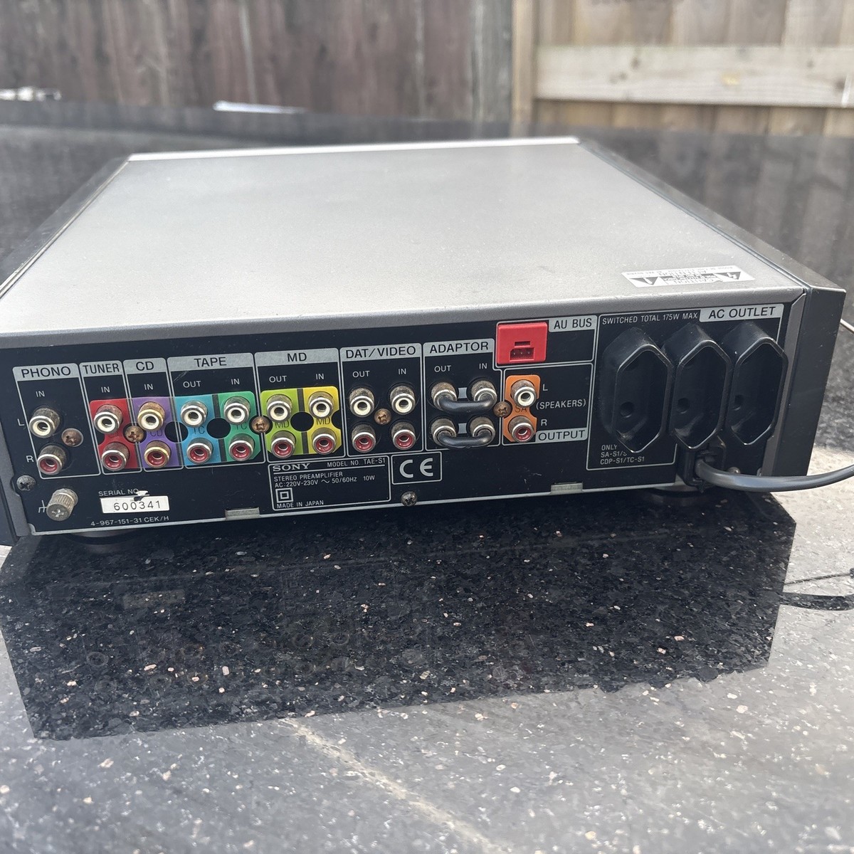 Sony TAE-S1 Stereo Preamplifier Preamp Direct Link System | eBay