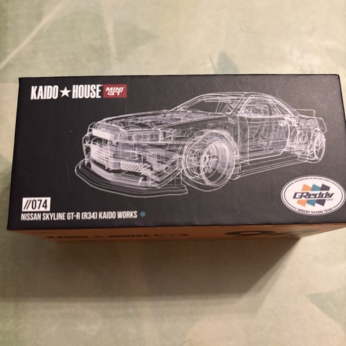 MINI GT KAIDO HOUSE NISSAN SKYLINE GT-R R34 GREDDY 07 - Picture 1 of 8