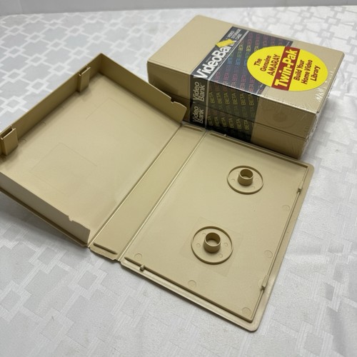 Vintage Amaray Betamax Video Storage Case Lot Video Bank 2 New 1 Open 3 Total - Picture 3 of 5