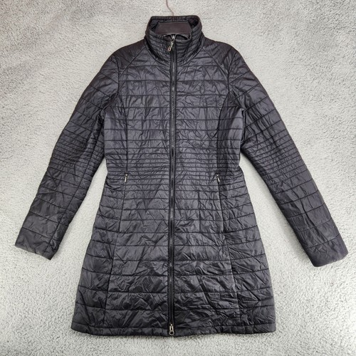 Patagonia Kai Lee Parka Full-Zip Long Puffer Jacket Women’s Size S Black 