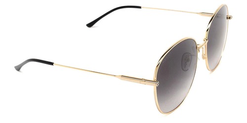 Gucci GG1416SK Sunglasses Women Gold / Gray Gradient 59mm New 100% Authentic - Picture 4 of 9