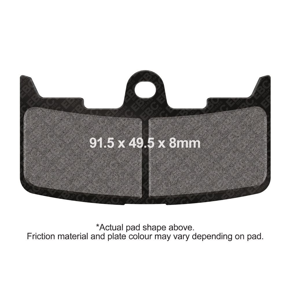 EBC HH Sintered Street Brake Pad Front Left Buell XB12 Ss Lightning Long 2006-08