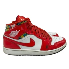 Nike Air Jordan 1 Mid SE Barcelona Sweater Men’s Size 11 US Red White DC7294-600