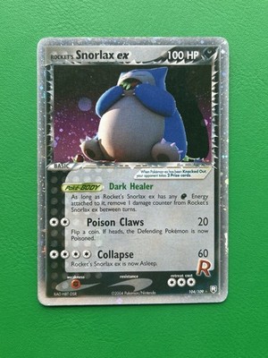 Snorlax EX 104/109 EX Team Rocket Returns | eBay
