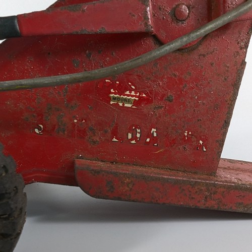 1960s Tonka Sand Loader Conveyor Toy Red Metal Farm Truck Vintage Working - Picture 5 of 13